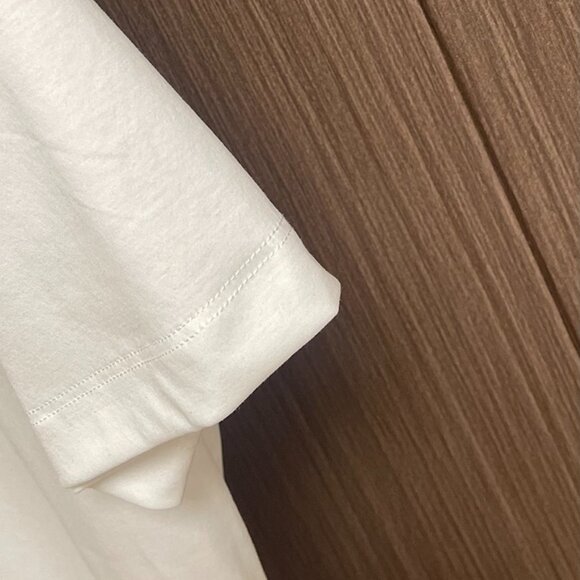 White Crew Neck T-Shirt With Kiton Logo - Picture 6 of 7